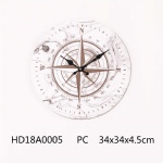 Glass Round Clock